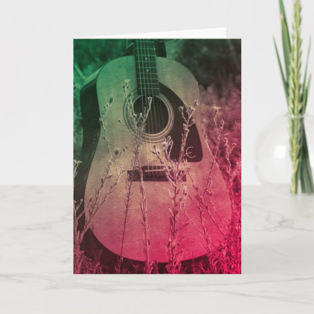 Musik Retro Photography Tillfällen Card Kort (Framsida)
