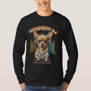 Musik Rockstjärna Chihuahua Hund Roligt Djur Musik T Shirt