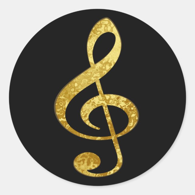 musik runt klistermärke (Framsida)