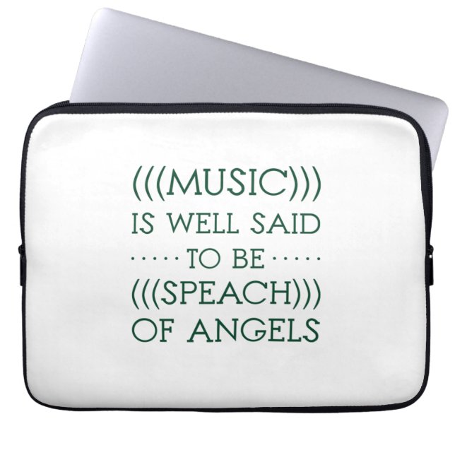 Musik sägs vara av Änglar Laptop Fodral (Framsidan)