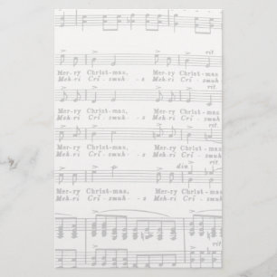 Musik Sång Lakan Brevpapper