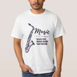 Musik, saxofon t shirt