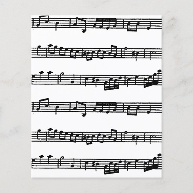 Musik skrapbokspapper (Framsida)