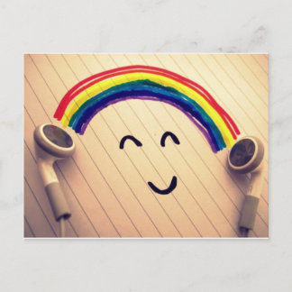 Musik Smiles Vykort