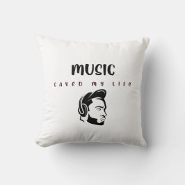Musik sparade mitt liv kudde