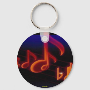 Musik stämm Keychain Nyckelring