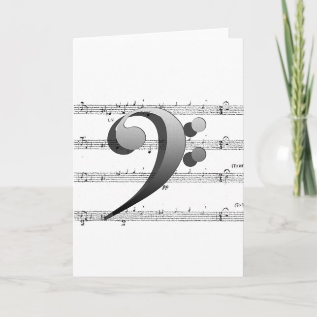 Musik Stationary och Stickers! Anteckningskort (Framsida)