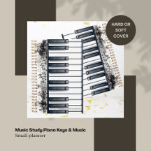 Musik Studie Pianotangenter & Musik Liten Planner