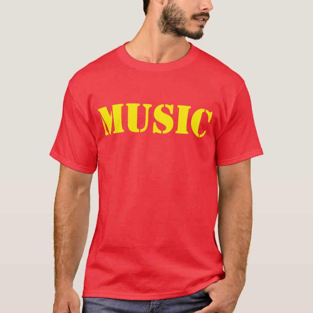Musik T Shirt (Framsida)