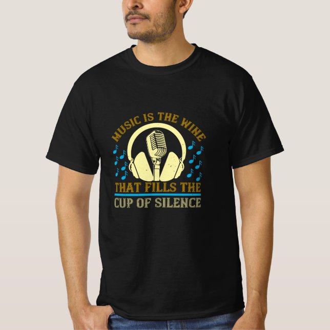 Musik - t shirt (Framsida)