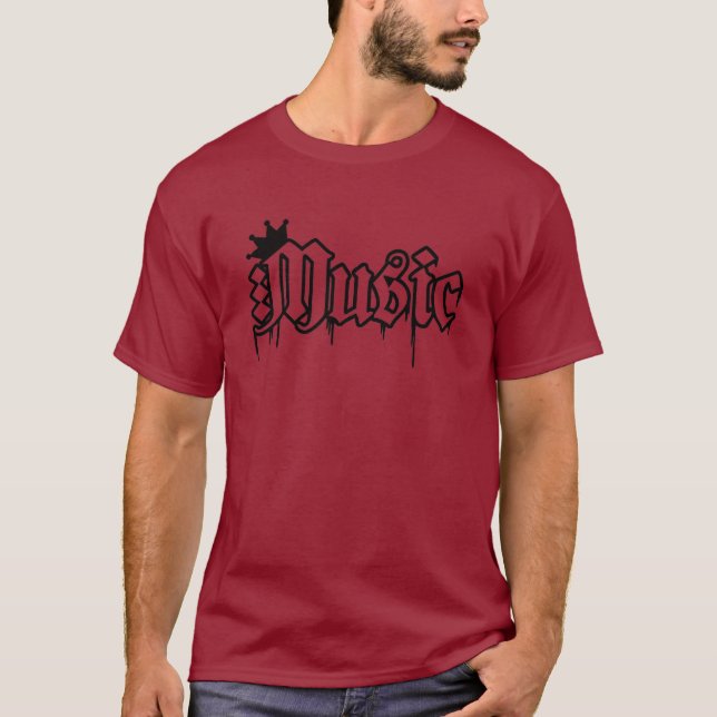Musik T-shirt (Framsida)