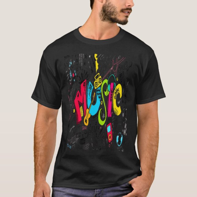 musik t shirt (Framsida)