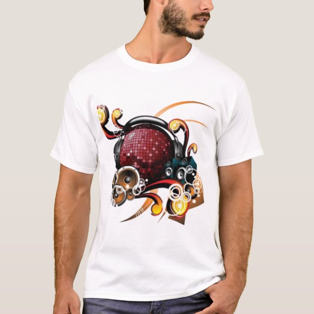 Musik  t shirt (Framsida)