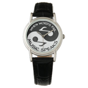 Musik talar klockan armbandsur