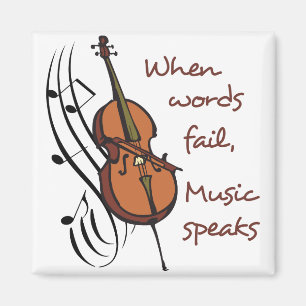 Musik talar magnet