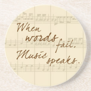 Musik talar underlägg