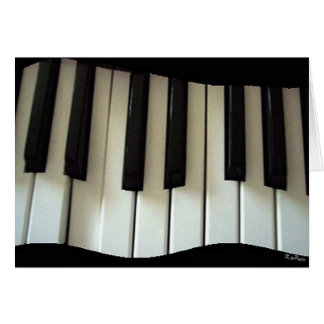 Musik till hjärtat hälsningskort