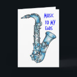 MUSIK TILL MITT ÖRON BIRTHDAY-KORT KORT<br><div class="desc">TACK FÖR ATT JAG STOPPADE ETT AV MIN LAGER!</div>