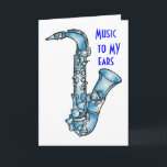 MUSIK TILL MITT ÖRON BIRTHDAY-KORT KORT<br><div class="desc">TACK FÖR ATT JAG STOPPADE ETT AV MIN LAGER!</div>