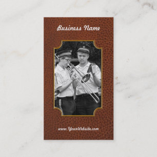 Musik - Trombone - en portion räcker Visitkort