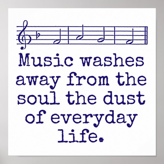 Musik Tvättar bort från Soul - Musikoffert Poster (Framsidan)