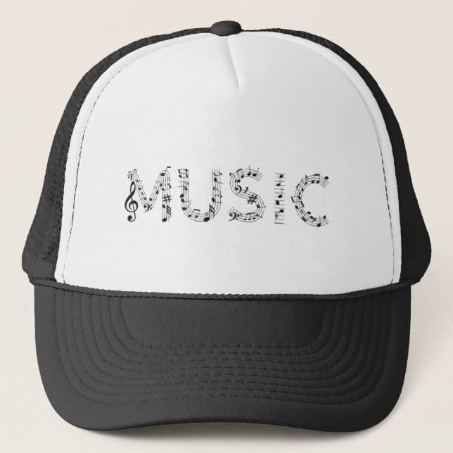 Musik Typografi Hatt Keps (Framsida)