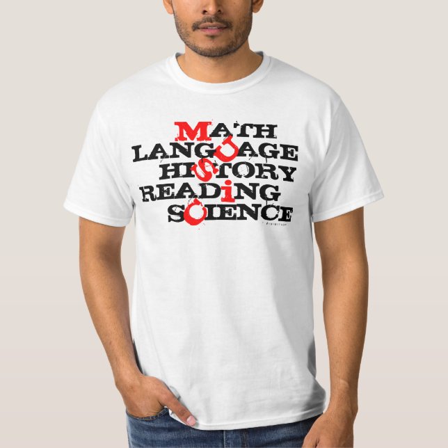 Musik undervisar TShirt 1 Tee (Framsida)