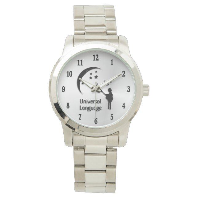 Musik - universellt språk armbandsur (Framsida)