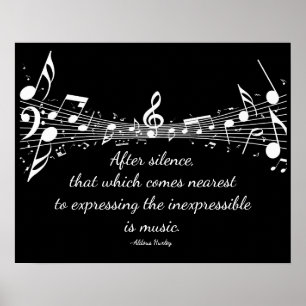 Musik: Uttryck outtryckligt Poster