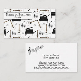 Musik Visitkort