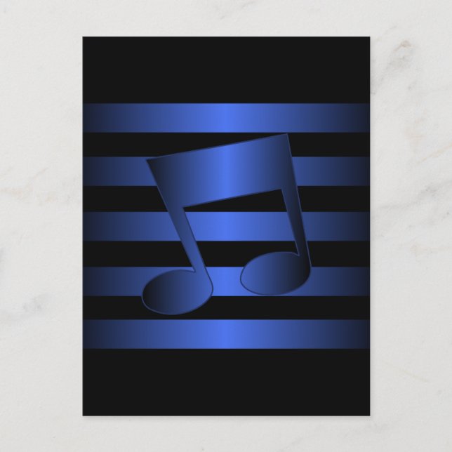 musik vykort (Framsida)
