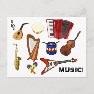 Musik! Vykort
