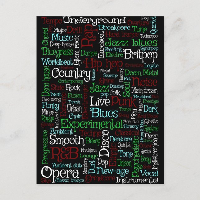 Musik Vykort (Framsida)