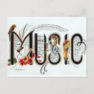 Musik Vykort