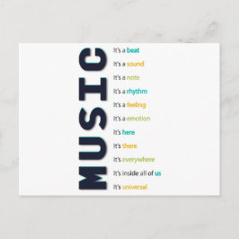 musik..... vykort