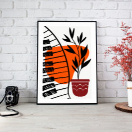 Musik Wall Art Decor Canvastryck