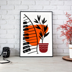 Musik Wall Art Decor Canvastryck
