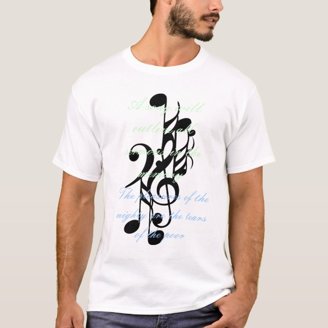 musikal tee shirt (Framsida)