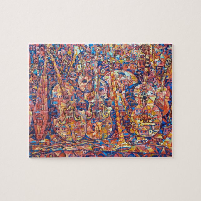 musikalen instrumenterar det svåra pussel (Horisontell)