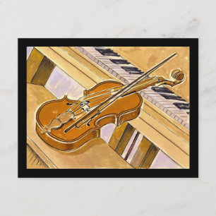 Musikalen instrumenterar högläsning- eller inbjudningar