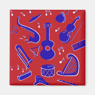 Musikalen instrumenterar magnet