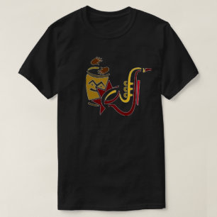 Musikalen instrumenterar skjortan t-shirt