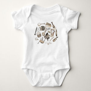 Musikalen instrumenterar tee shirt