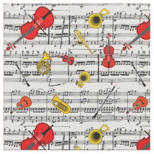 Musikalen instrumenterar tyg