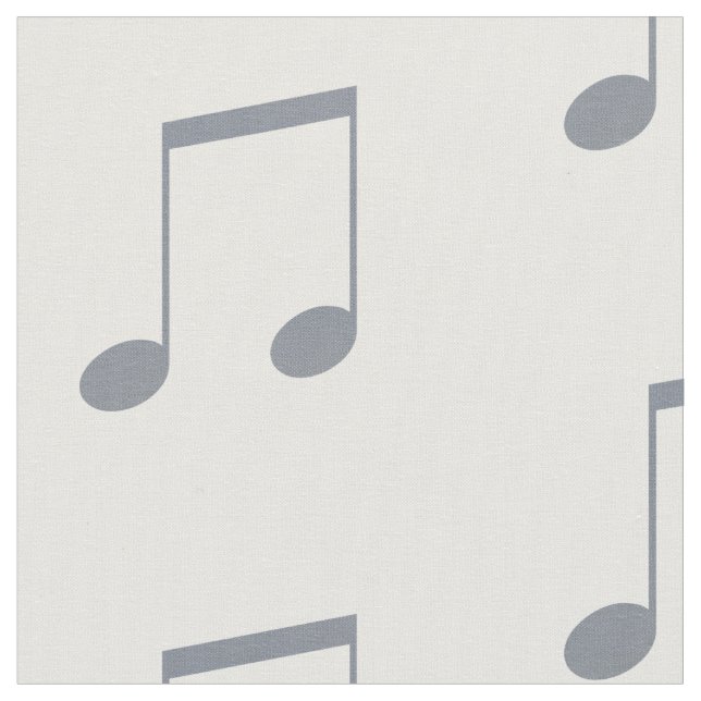 Musikalen noterar mönster tyg (Närbild)