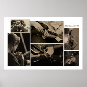 Musikalen räcker montagen av Miriam en Kilmer Poster