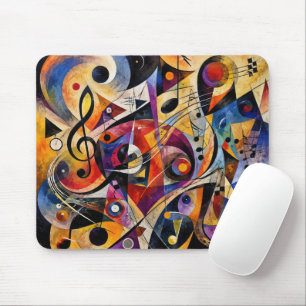 Musikalisk Abstrakt Konst Kandinsky Stil Musmatta