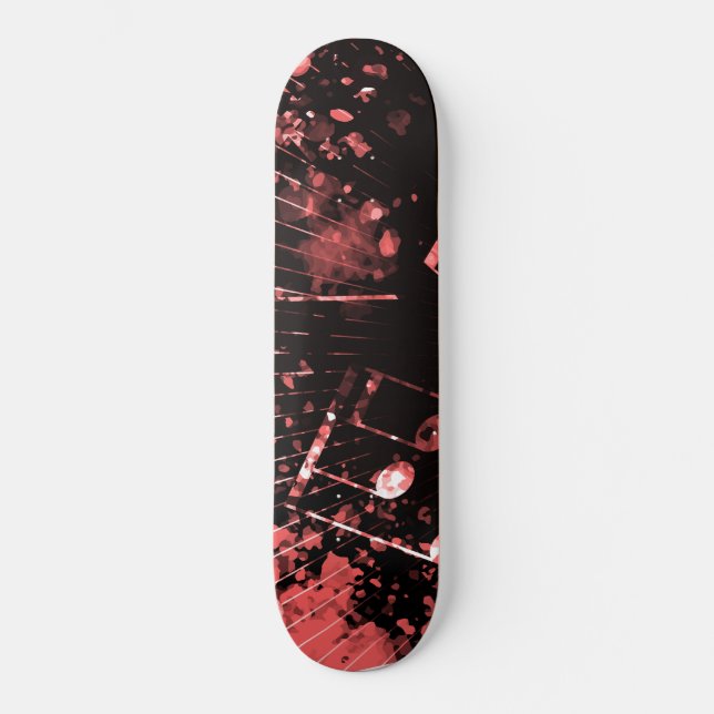 Musikalisk atmosfär 4 mini skateboard bräda 18,5 cm (Framsida)