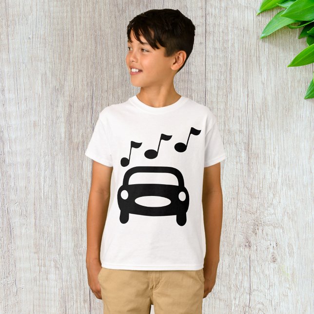 Musikalisk bil t shirt (Skapare uppladdad)