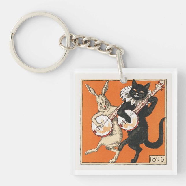 Musikalisk Dansande Kanin och Katt  (Framsidan)
